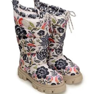 ISO FARM Rio romantic garden lug sole winter boot